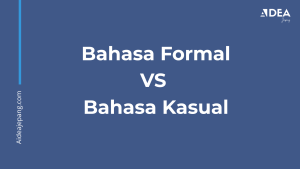 bahasa jepang formal dan kasual